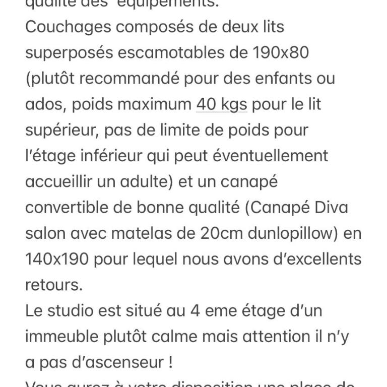 Wim Studio - 4 pers - vue mer - parking privé - Monolocale con Vista Mare - 6