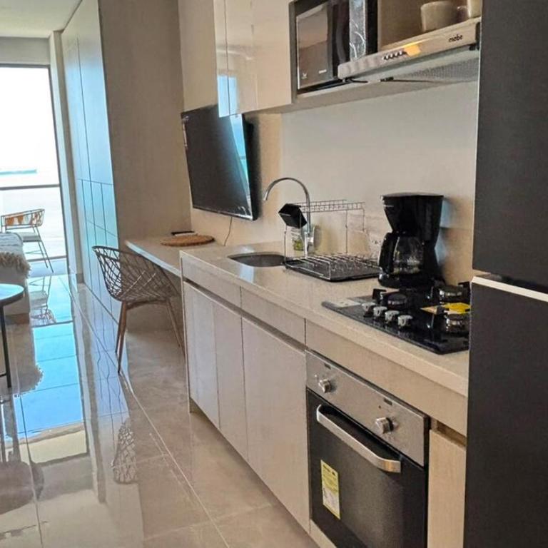 Apto con vista lateral al Mar, a pasos de la playa - Apartamento de 2 dormitorios - 13
