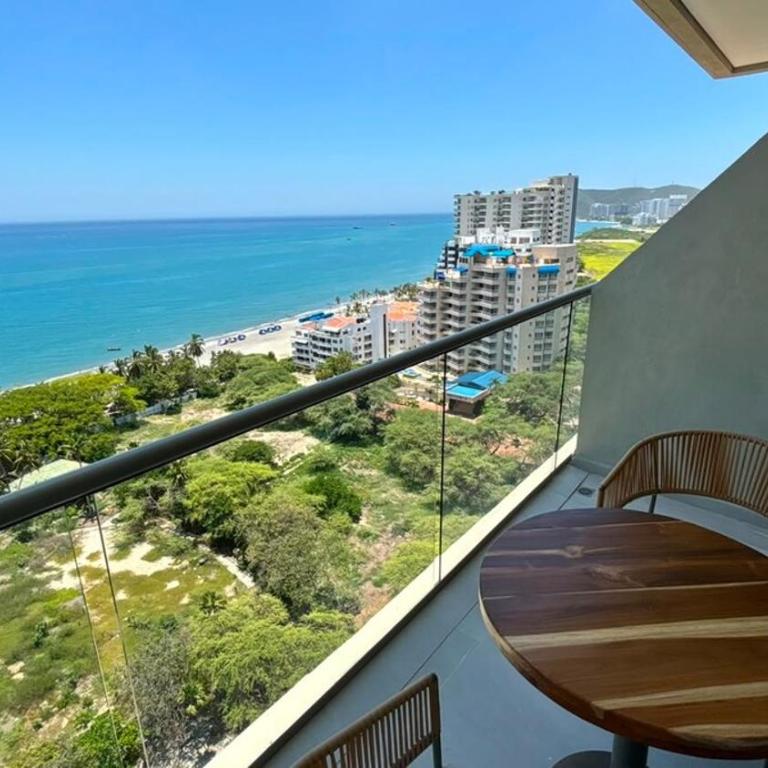 Apto con vista lateral al Mar, a pasos de la playa - Apartamento de 2 dormitorios - 5