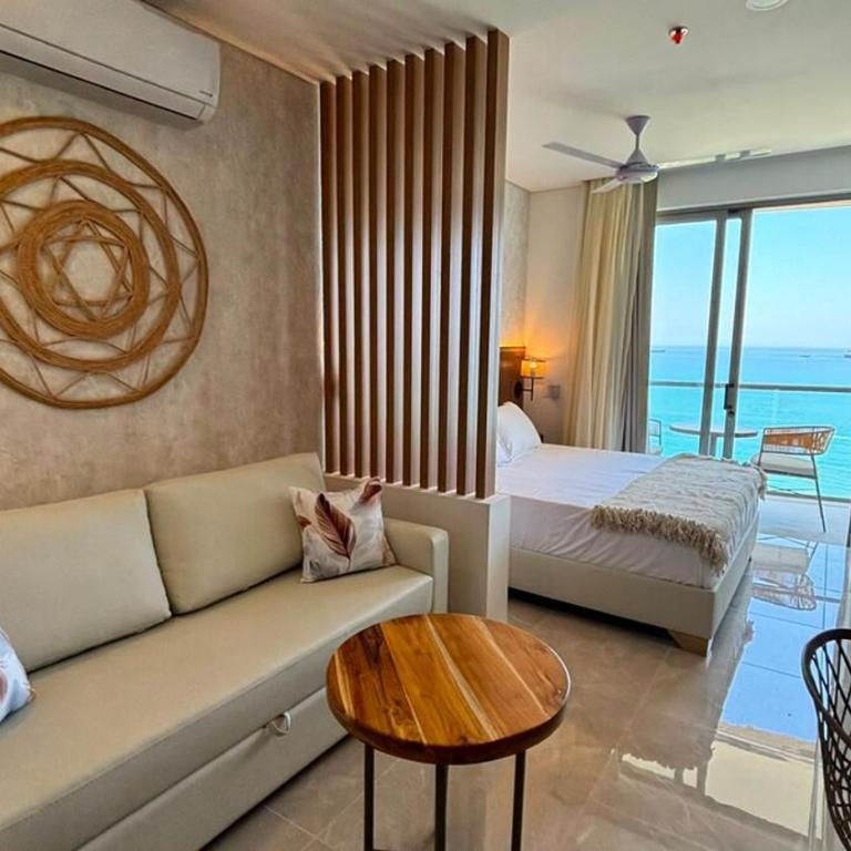 Apto con vista lateral al Mar, a pasos de la playa - Apartamento de 2 dormitorios - 1
