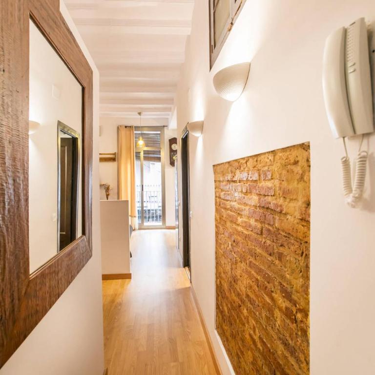 12gra1070 - Cozy flat in Villa de Gracia - Studio Apartment with One Double Bed - 2
