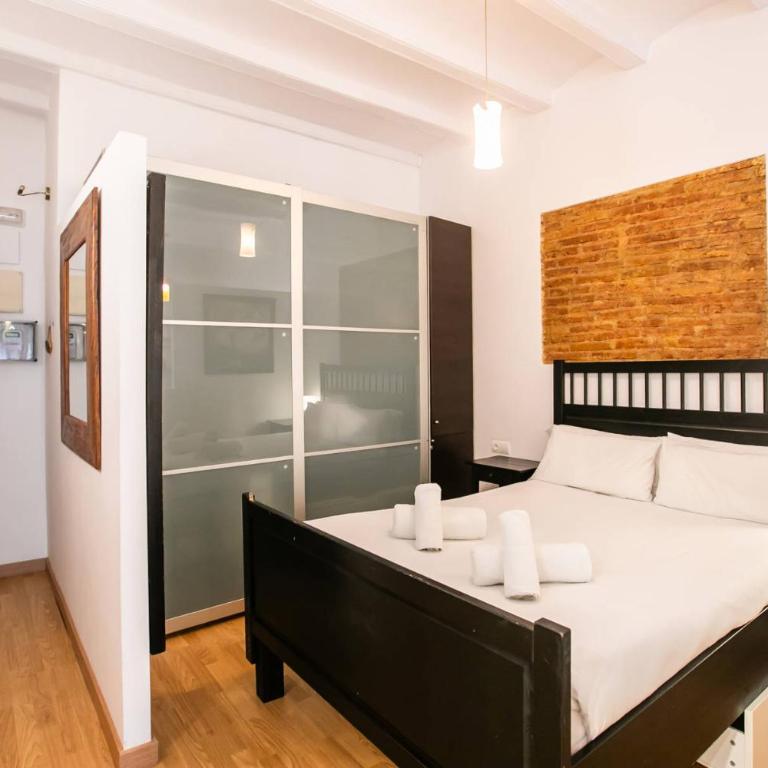 12gra1070 - Cozy flat in Villa de Gracia - Studio Apartment with One Double Bed - 3