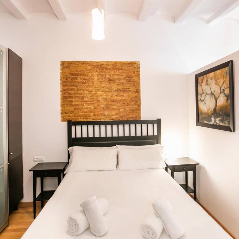 12gra1070 - Cozy flat in Villa de Gracia - Studio Apartment with One Double Bed - 4