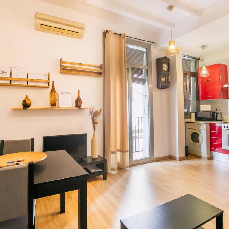12gra1070 - Cozy flat in Villa de Gracia - Studio Apartment with One Double Bed - 12