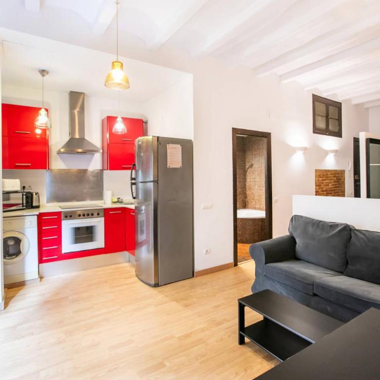 12gra1070 - Cozy flat in Villa de Gracia - Studio Apartment with One Double Bed - 13