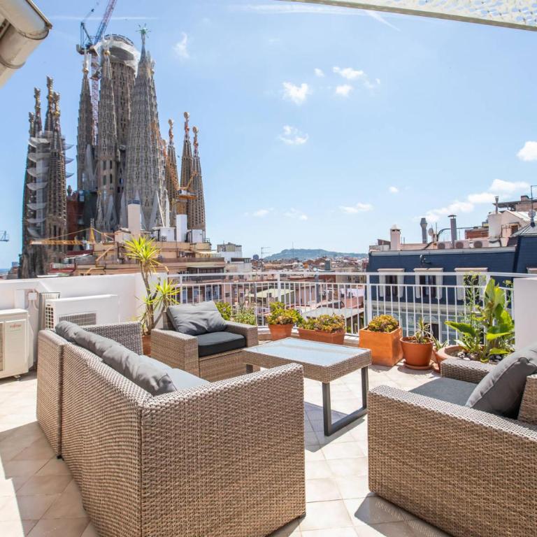 A1mar1023 Breathtaking rooftop in Sagrada Familia - Apartamento Deluxe - 43