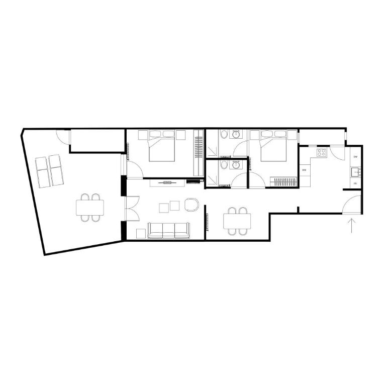 B3MAL1081- New 2BR flat with private terrace - Two-Bedroom Apartment - 19
