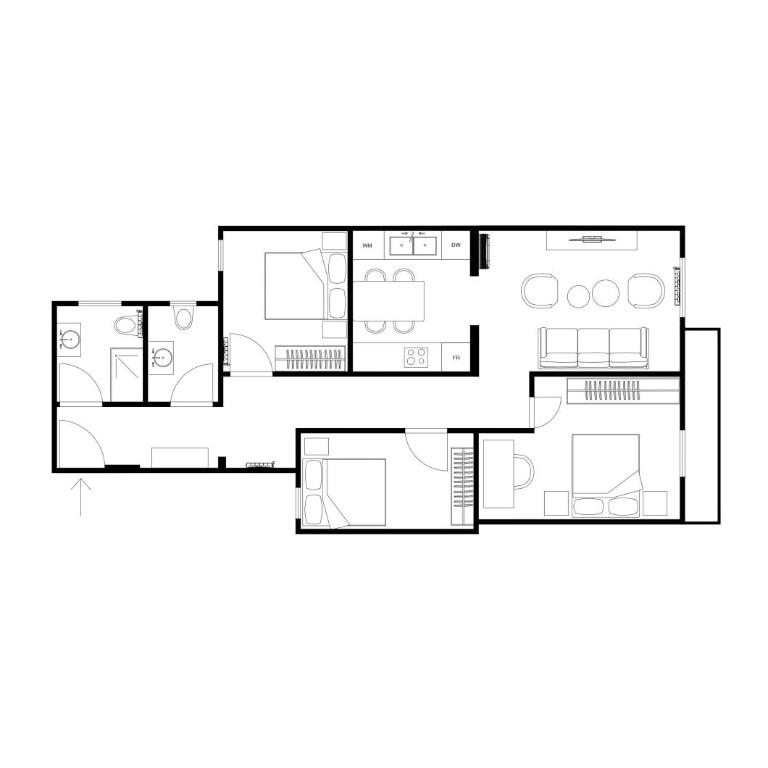 P1MAL1091- Fantastic 3bed steps away from Sagrada - Apartamento - 21