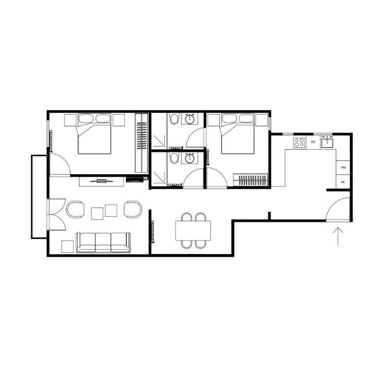 44MAL1084- Bright 2BR apartment - Apartamento - 17