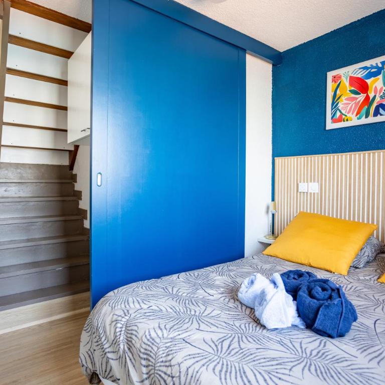 Duplex Vue Lac à Cap Coudalère, Piscine et Parking Le Barcares - Apartment mit 1 Schlafzimmer - 7