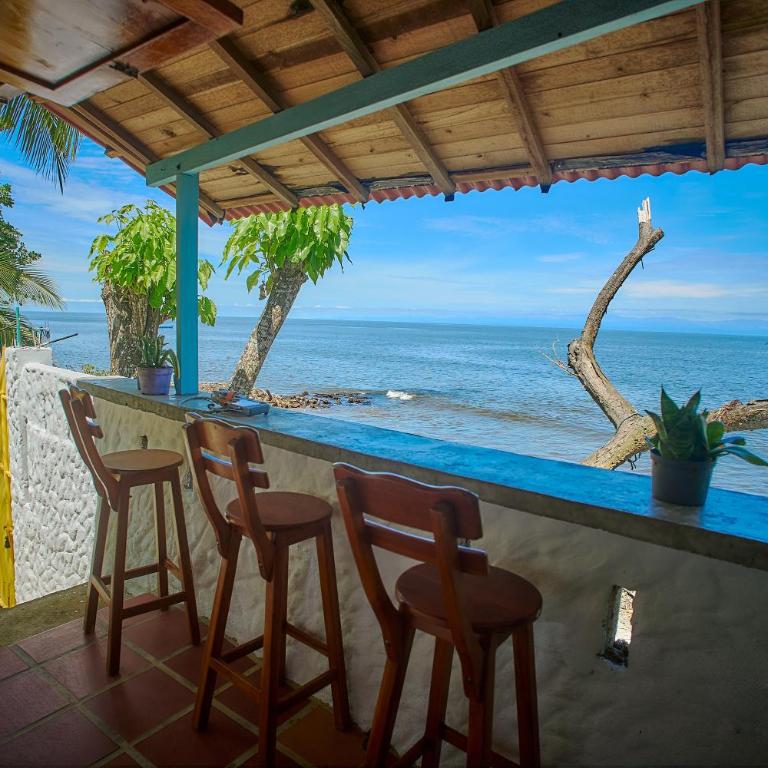 Cabaña frente al mar con playa privada y atardeceres - Apartamento con vistas al mar - 36