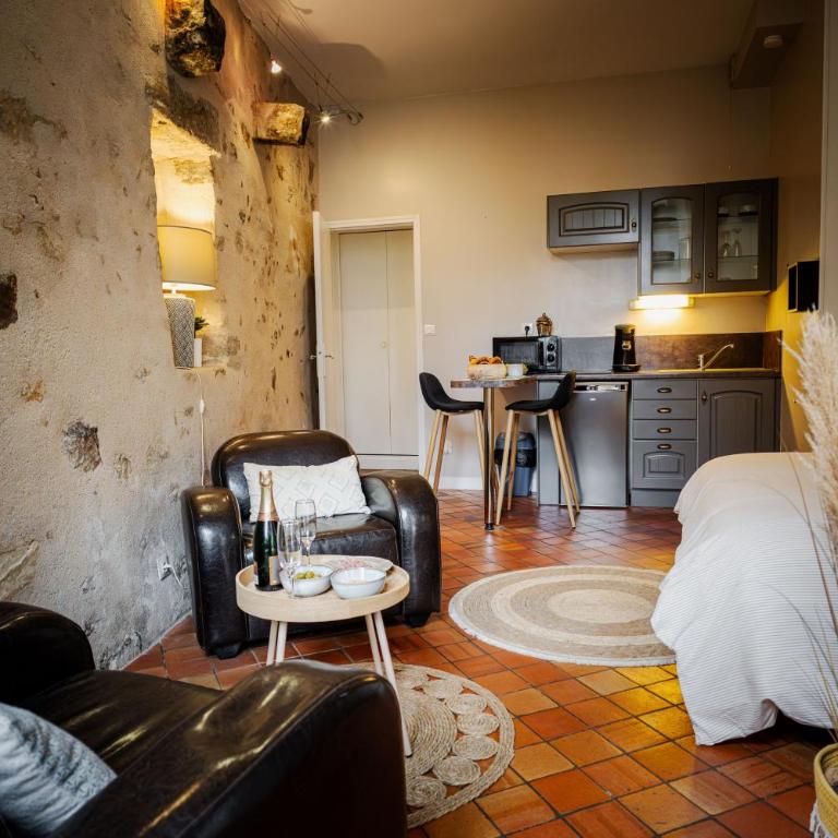 L'Alcôve Sainte-Anne, au cœur du Vieux Mans - Studio mit Queensize-Bett - 16
