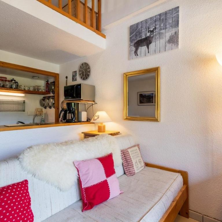 Résidence Les Arolles - Studio mezzanine 6 personnes 2 exposé Sud MAE-9184 - Studio - 6
