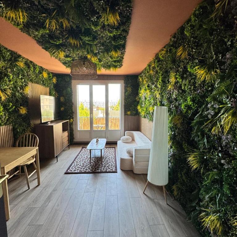 Mango Jungle - Appartement chaleureux sur le thème de la jungle avec balcon à Grenoble - Appartamento con 1 Camera da Letto - 2