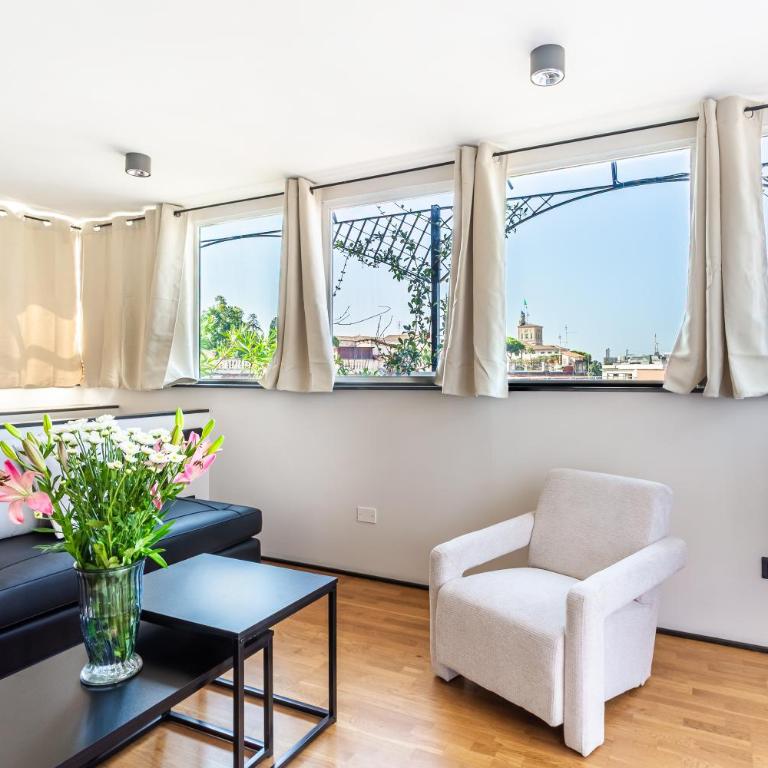 iFlat Obelisco Suite Sistina - Luxus Vierbettzimmer - 1