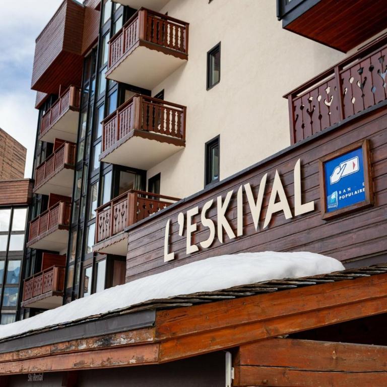 Résidence Eskival - ESKIVAL APPARTEMENT 35M² 4 PERS CENTRE STATION ACCES DIRECT SUR LES PISTES MAE-7590 - Appartamento - 12