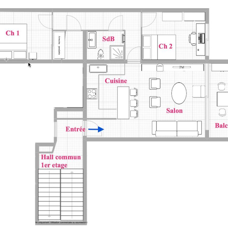 Évasion en bord de mer Vue sur la Méditerranée - Appartement 2 Chambres - 23