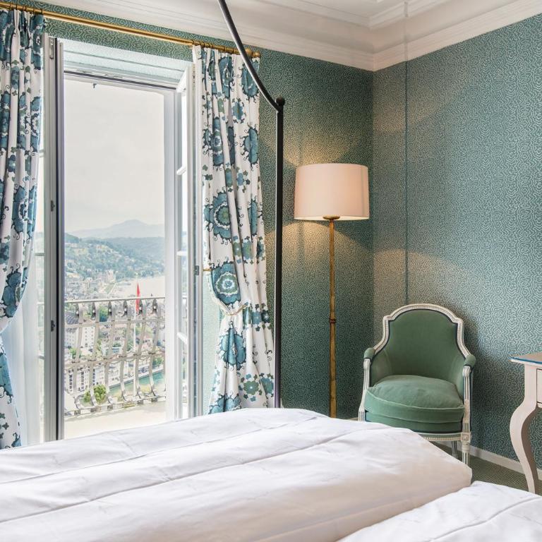 Château Gütsch - Superior Doppelzimmer mit Seeblick - 9