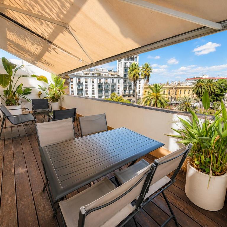 Ohliving Archivo de Indias - Deluxe Apartment mit Balkon und 2 Schlafzimmern - 1