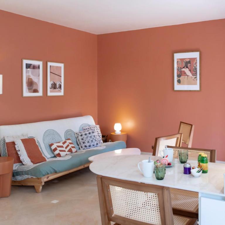 L34 Staywiz us - Hermès Suite terrace parking AC 2mins SEA - Appartement 2 Chambres - 34