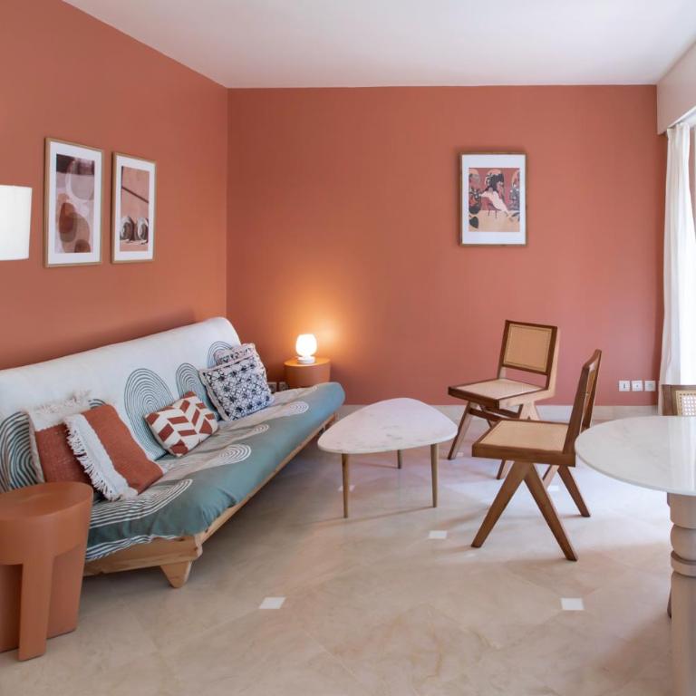 L34 Staywiz us - Hermès Suite terrace parking AC 2mins SEA - Appartement 2 Chambres - 43