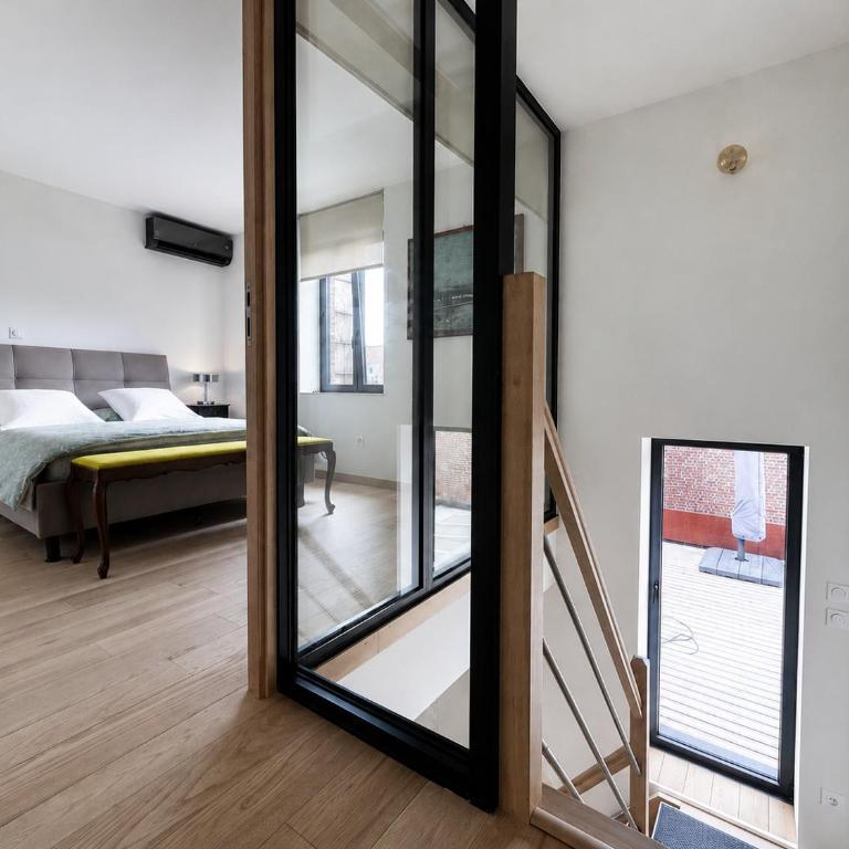 Loft avec Jacuzzi, Salle de sport et Garage moto - Maison 1 Chambre - 6