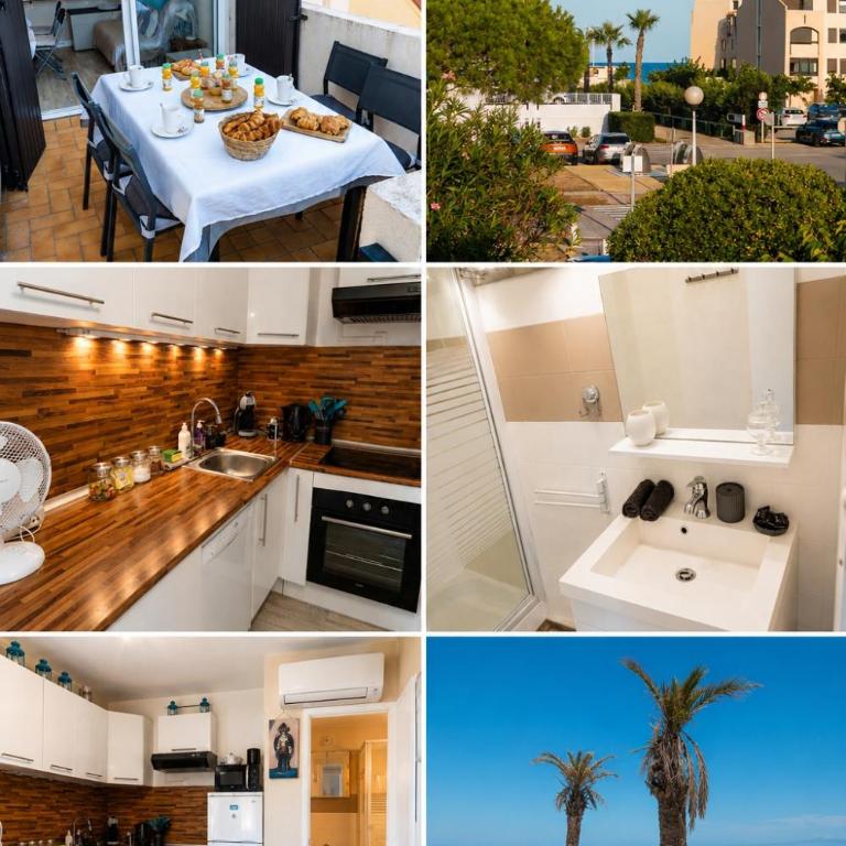 L'Instant Marin - Plage à 200m- Climatisation - One-Bedroom Apartment - 2