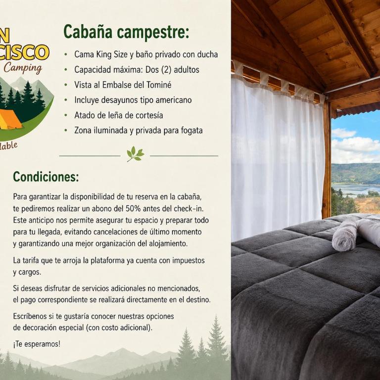 Camping San Francisco - Cabaña, Teepee & Zona de Camping - Cabaña de 1 dormitorio - 16