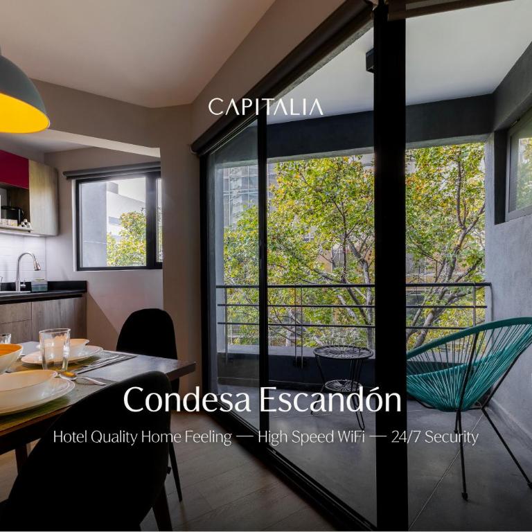 Capitalia Condesa Escandon - Apartamento Deluxe con 2 dormitorios y balcón - 11