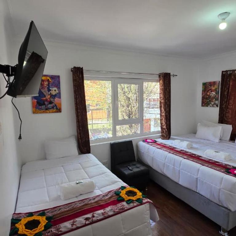 Cusco Inka Sky - Habitación con cama extragrande y vistas al jardín - 1