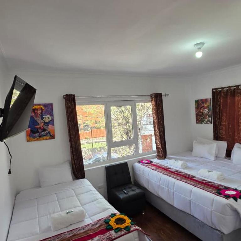 Cusco Inka Sky - Habitación con cama extragrande y vistas al jardín - 4