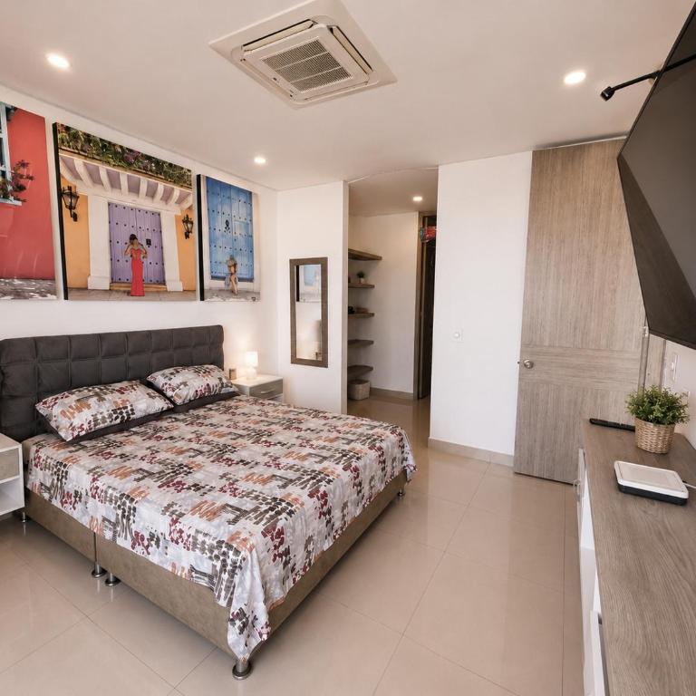 Great apartment in Bocagrande with sunset & beach view - Apartamento de 1 dormitorio - 23