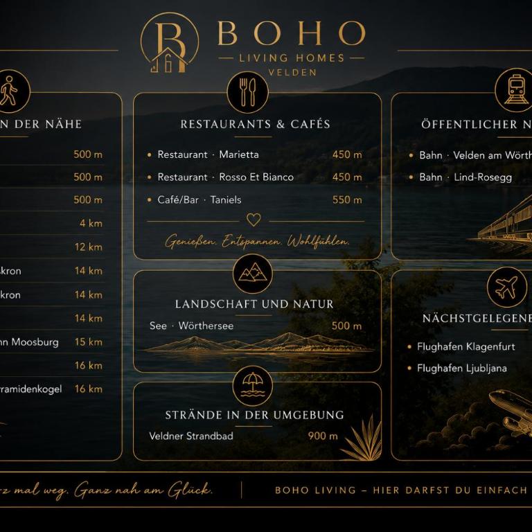 Boho Living Homes Design Apartment l Velden am Wörthersee - Apartment mit 2 Schlafzimmern - 16