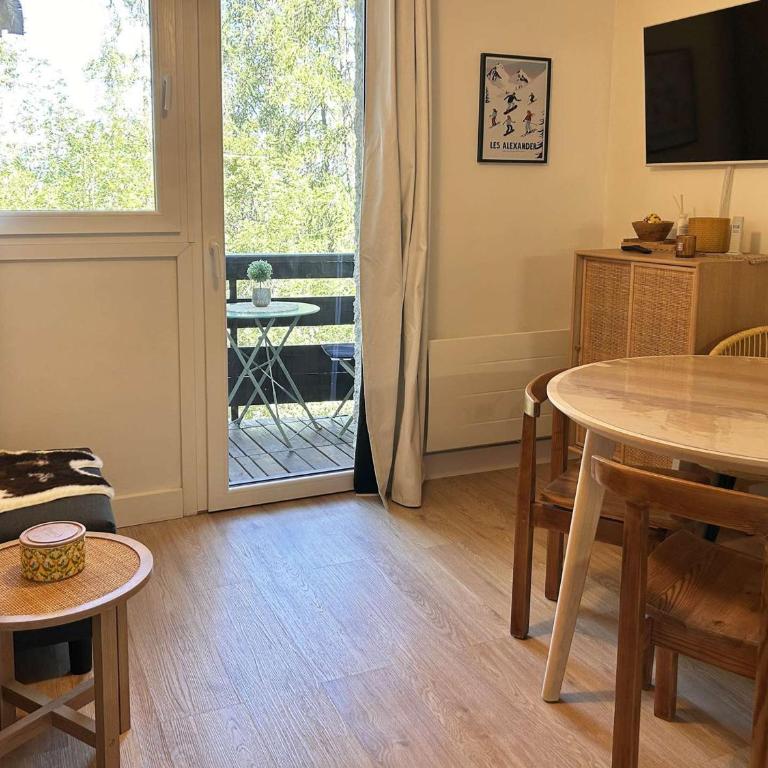 Les Orres 1650: Studio confort 4 pers, navette, lave-linge - FR-1-322-516 - Estudio - 1