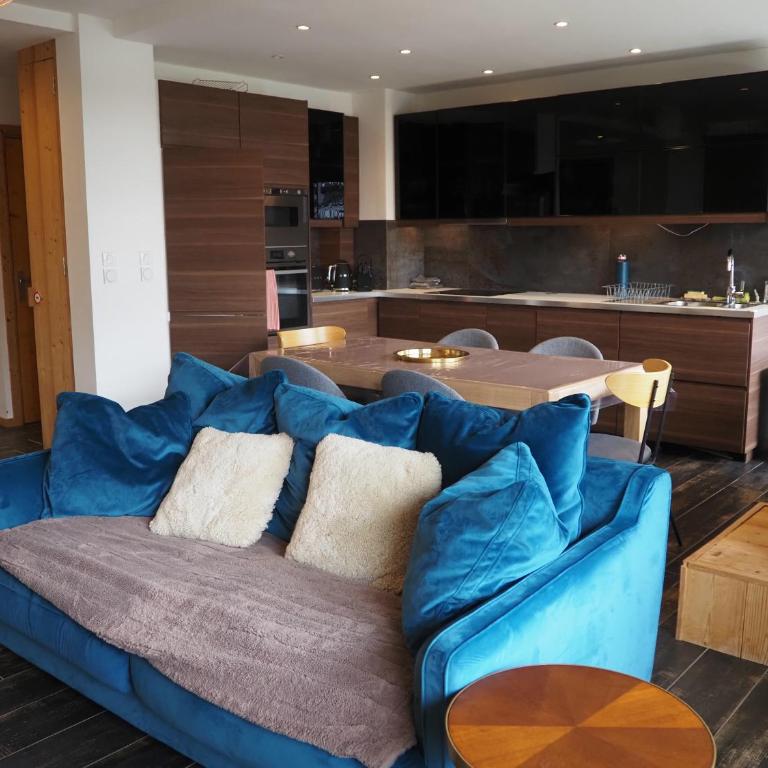 Chalet Marmotte Cocon la Plagne family apartment for 6 adults and 2 children - Appartement 3 Chambres - 3
