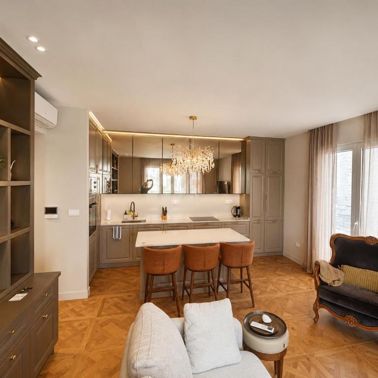 River side apartment B9 - Apartman sa 1 Spavaćom Sobom, Balkonom i Pogledom na Planinu - 8