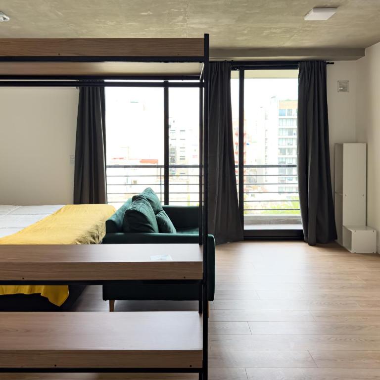 Impecable Studio para 2 personas muy bien equipado Cerca de Palermo y Movistar Arena - One-Bedroom Apartment - 5