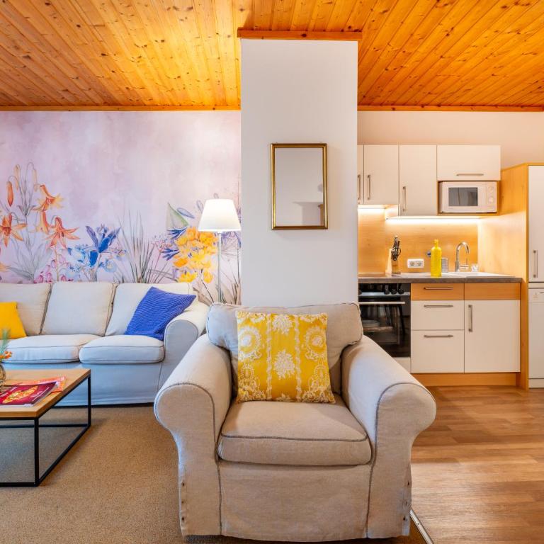 Haus Elisabeth, Appartements mit eigenem Badesteg - Apartment mit 1 Schlafzimmer und Seeblick - 11