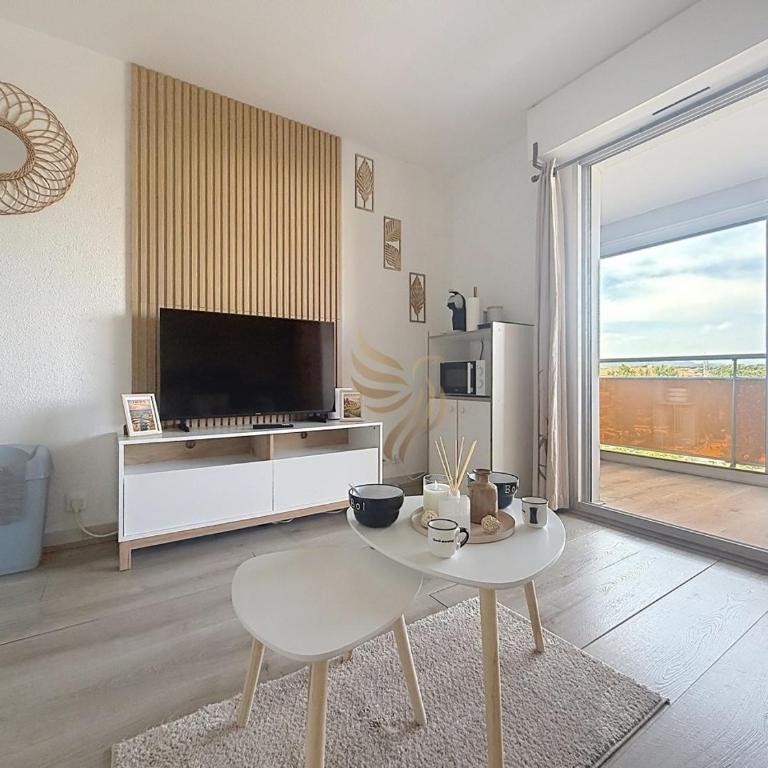 Studio cote B Terrasse Parking Frejus Plage - Studio avec Balcon - 20