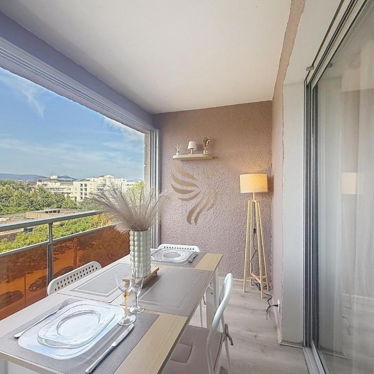Studio cote B Terrasse Parking Frejus Plage - Studio avec Balcon - 24