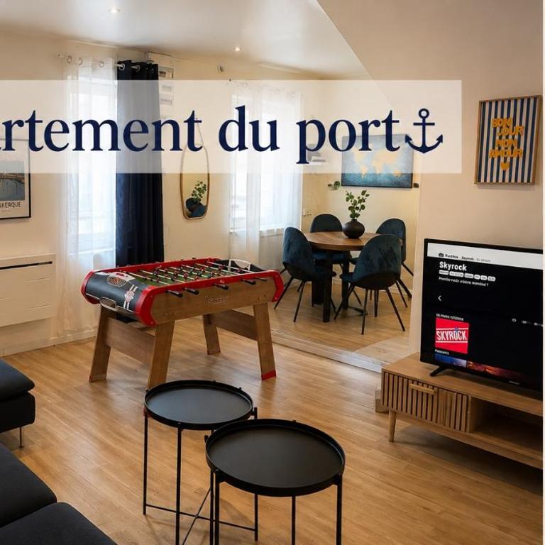 Appart T3 moderne à proximité du port - centre Dunkerque - 2 chambres - Appartement 2 Chambres - 1