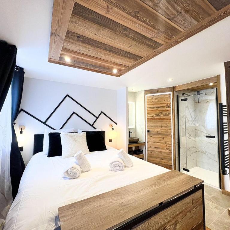 Chalet de luxe aux Gets - 4 chambres pour 9 personnes avec jacuzzi et Wi-Fi - FR-1-671-314 - Chalet - 19