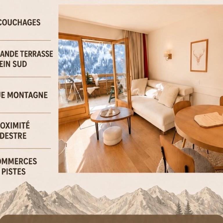 Exceptionnel appartement pour 5 personnes, havre de détente et de confort, immense terrasse, vue incroyable, parking - Appartement - 1