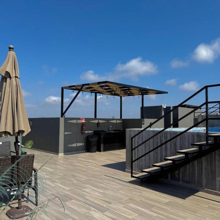 Cerca de la Playa con Alberca en Roof By GPSRenta - Apartment - 26