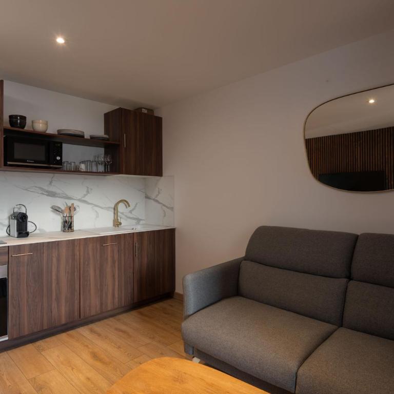 K2, Appartement proche centre-ville et vue piste - Appartement 1 Chambre avec Balcon et Vue sur les Montagnes - 4