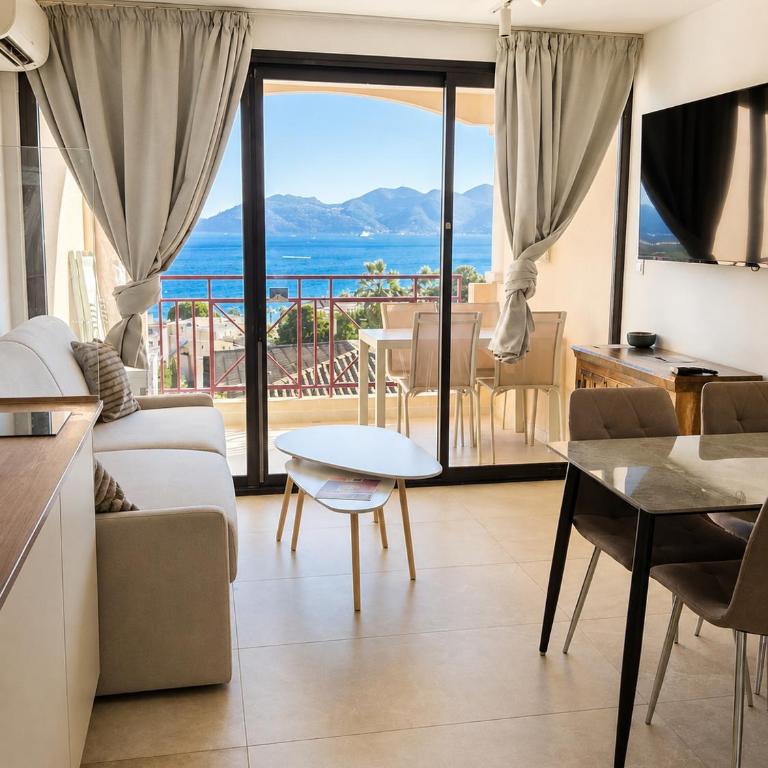 Villa Francia T1bis, 4P, Parking, Terrasse vue mer, Piscine, Tennis - Apartamento de 1 dormitorio - 1