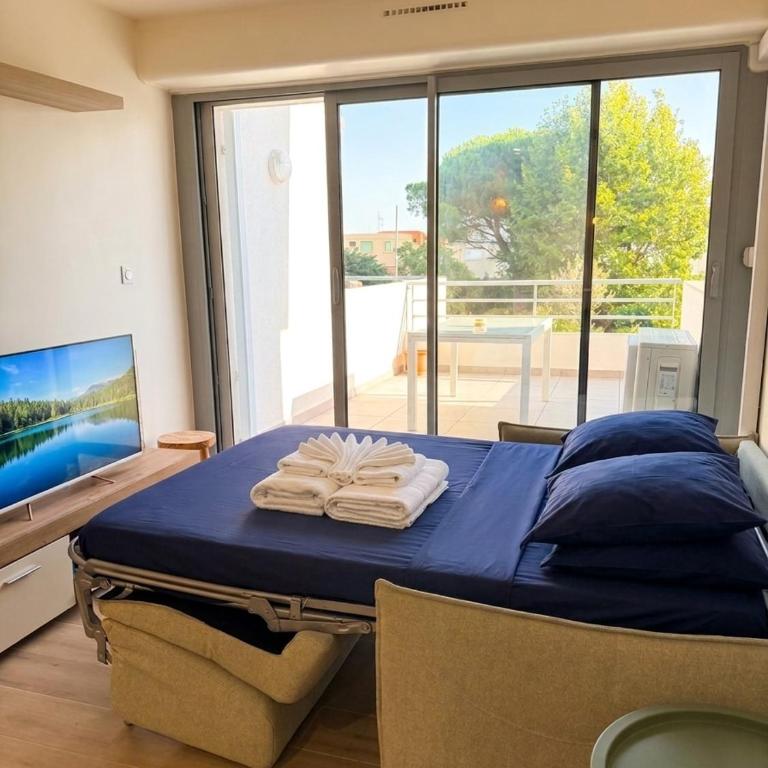 Carnon Appartement 4 personnes avec accès direct plage & terrasse - Appartement 1 Chambre - 10