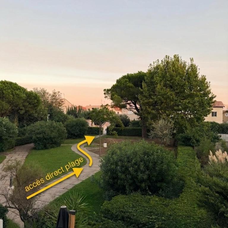Carnon Appartement 4 personnes avec accès direct plage & terrasse - Appartement 1 Chambre - 13