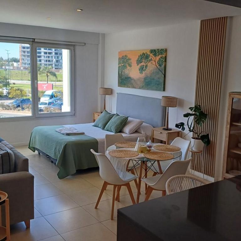 Departamento loft con balcón con vistas parciales a la bahia - Apartamento de 1 dormitorio - 5