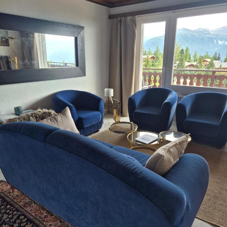 Crans-Montana, Mountain View, Ski & Golf - Apartment mit Blick auf die Berge - 3